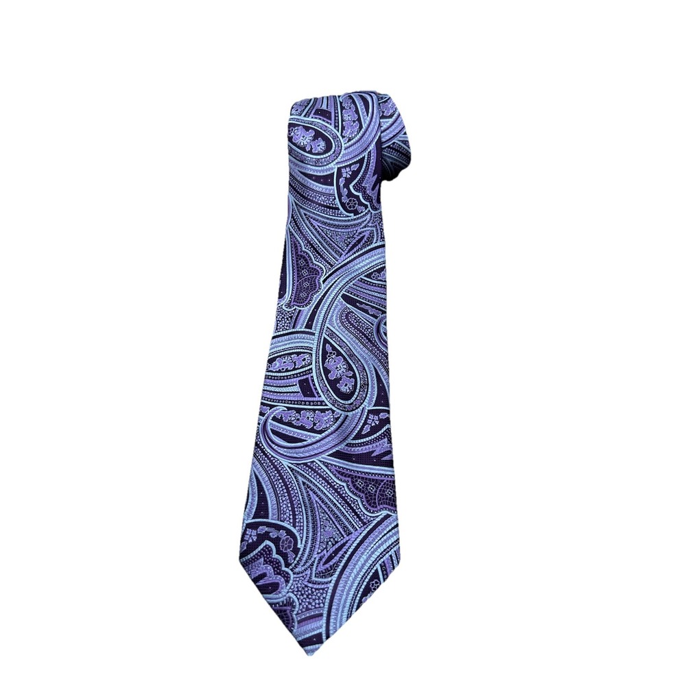 New Men's Tasso Elba Luxury Silk Neckwear Parma Paisley‎ Tie